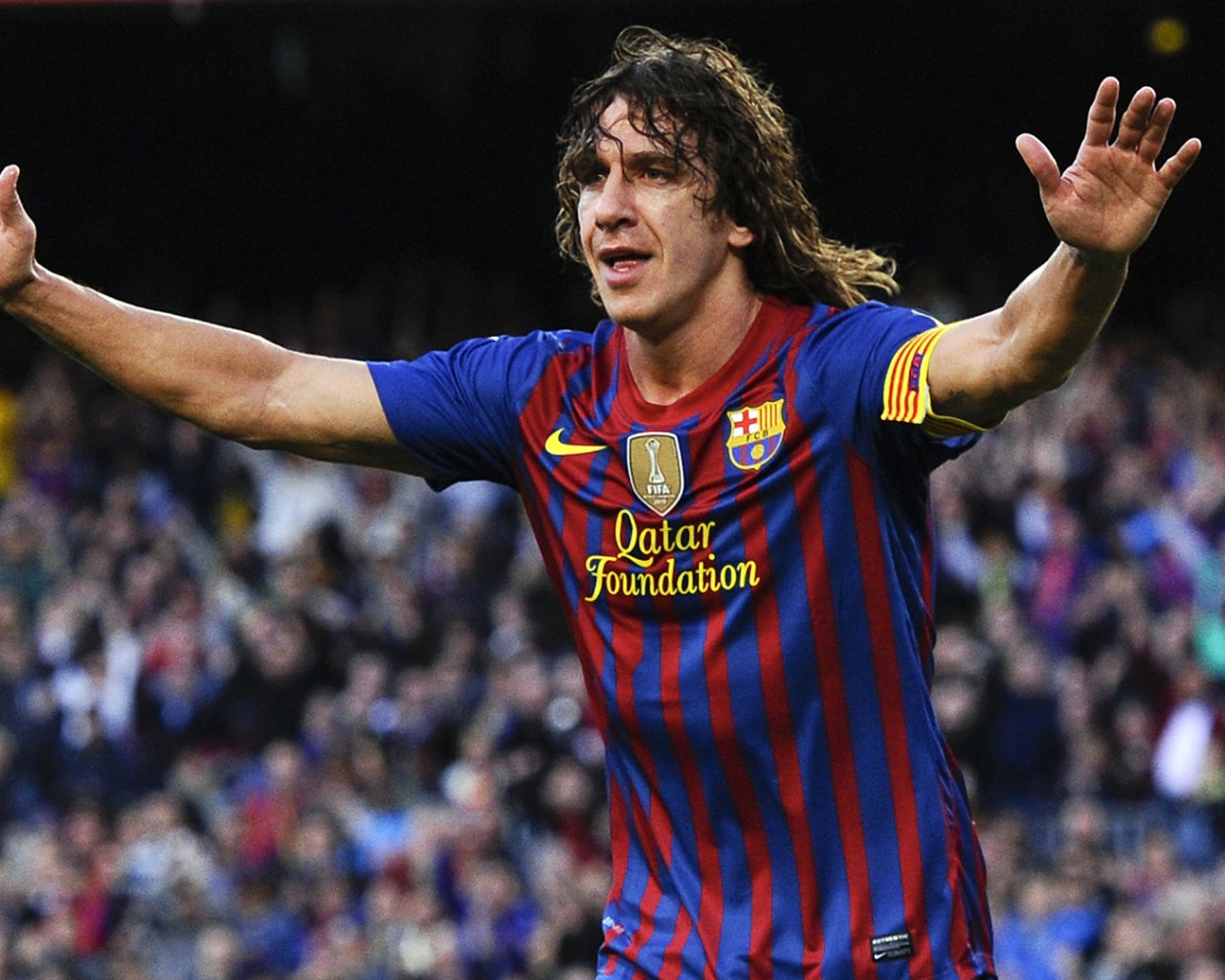 Игрок Барселоны Карлес Пуйоль