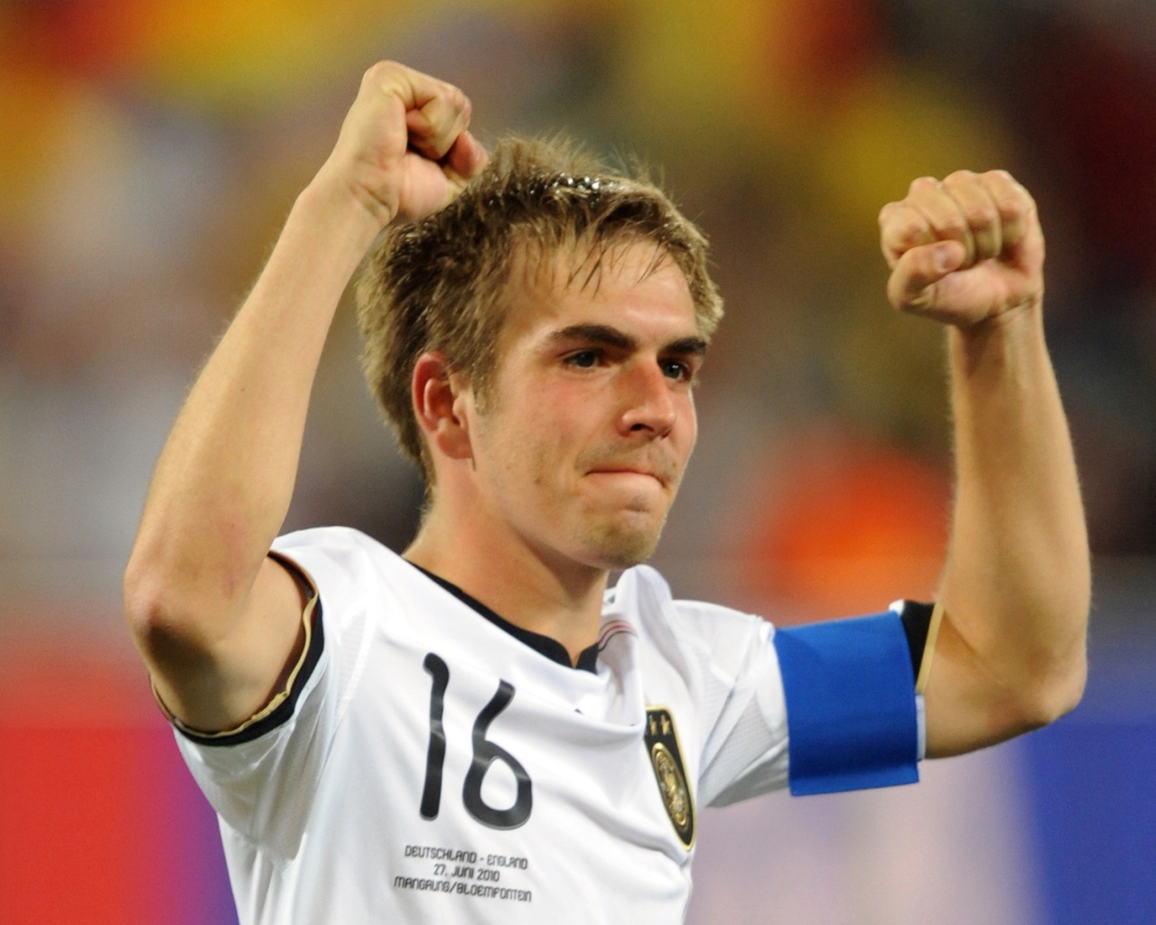 Игрок Баварии Филипп Лам после победы