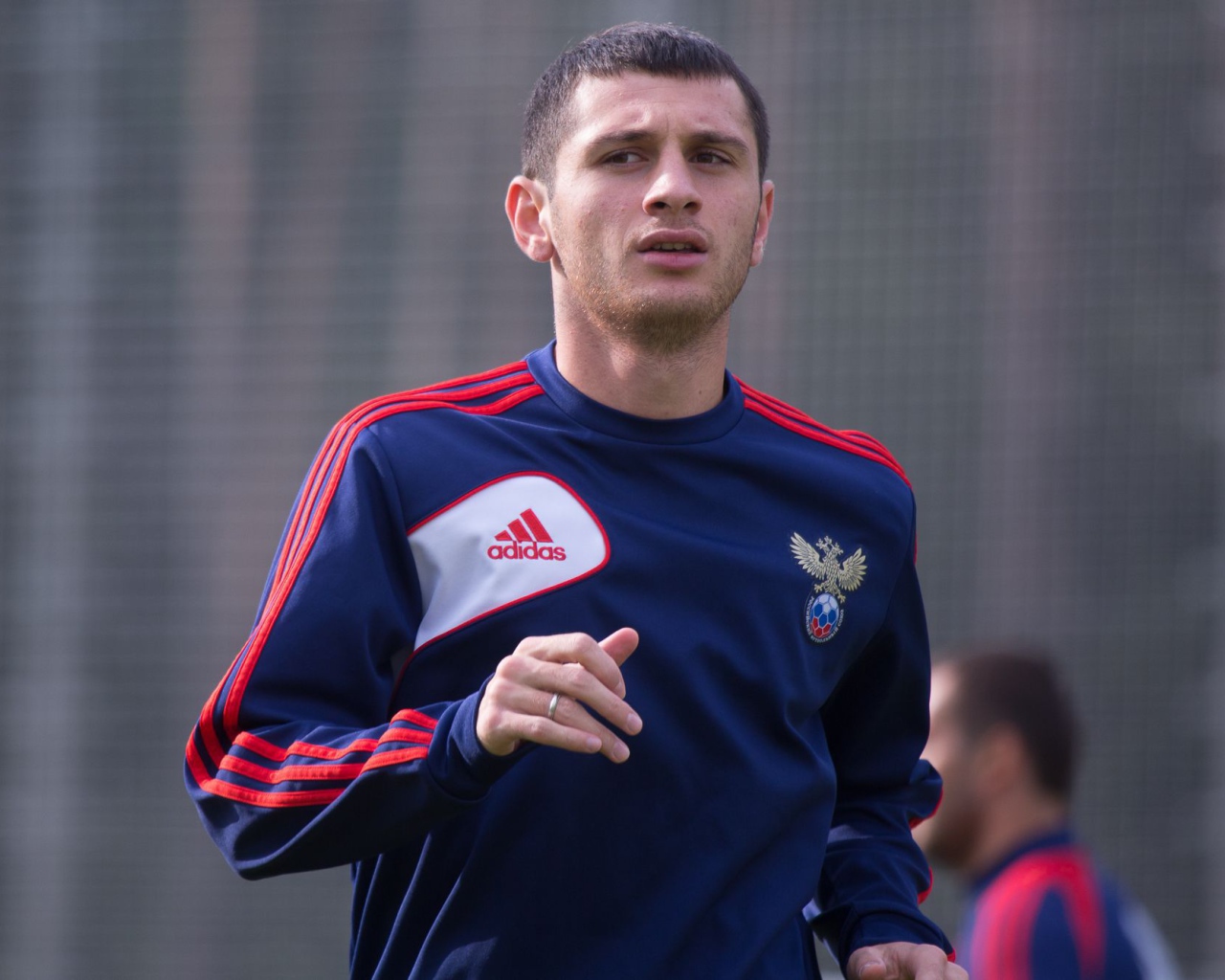 Игрок ЦСКА Алан Дзагоев на тренировке