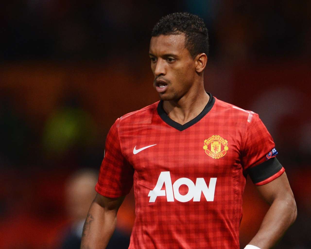 Игрок Манчестер Юнайтед Луиш Нани