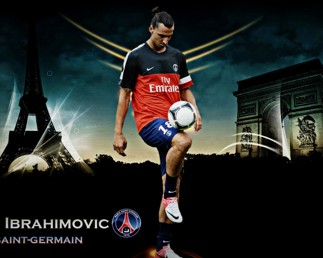 Игрок из ПСЖ Златан Ибрагимович гордость Парижа