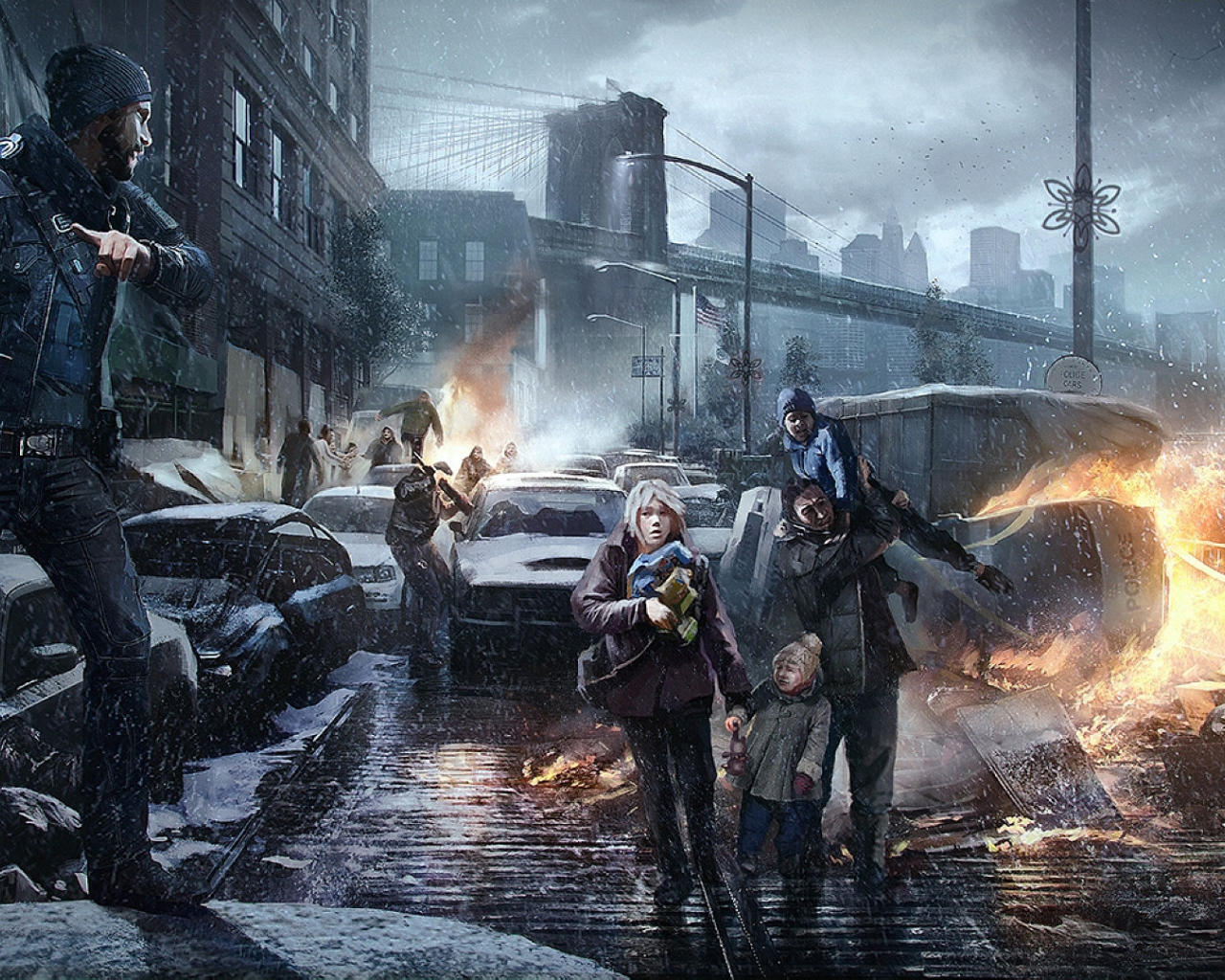 Tom Clancy's The division: сохранение гражданских лиц