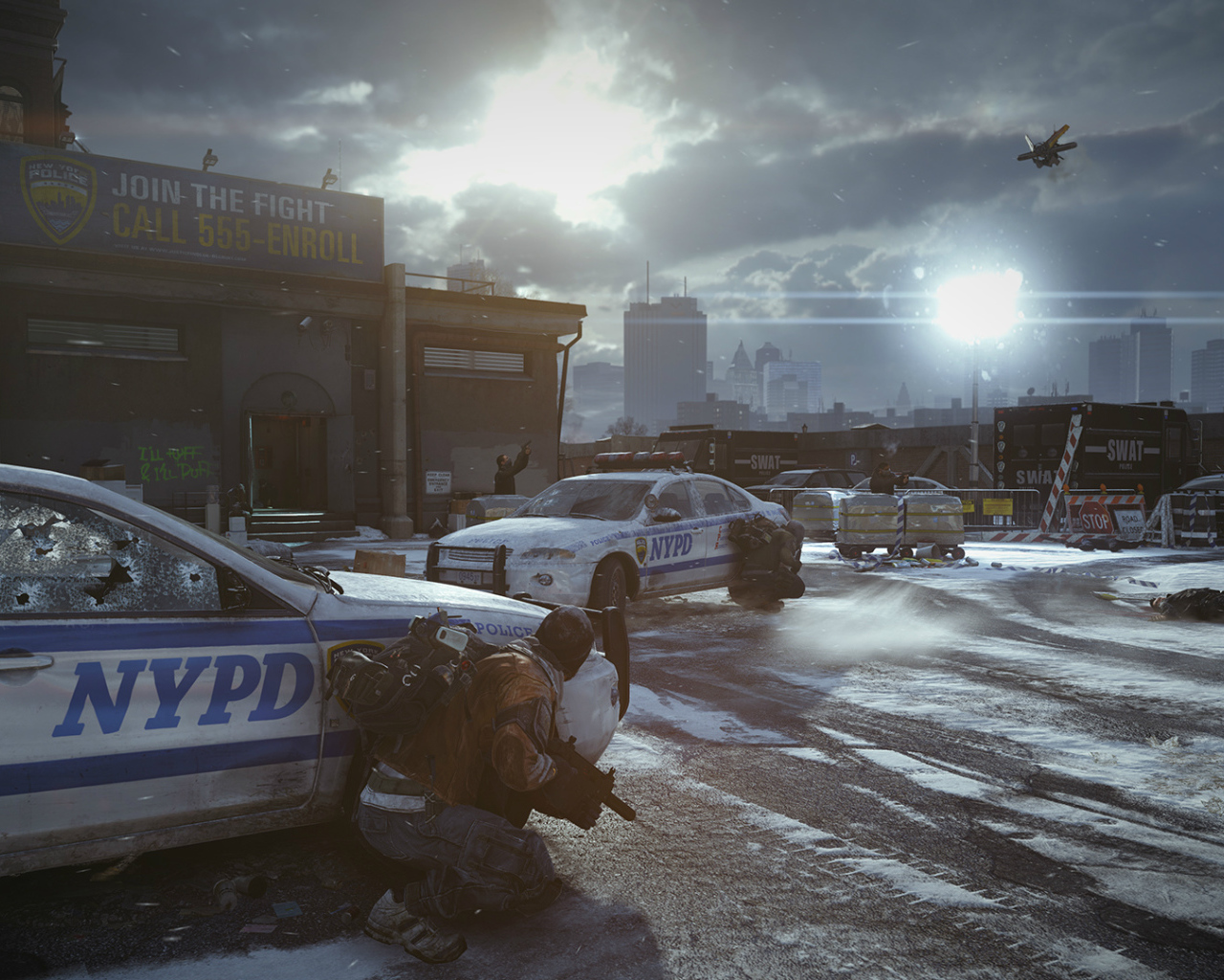 Tom Clancy's The division: укрываясь