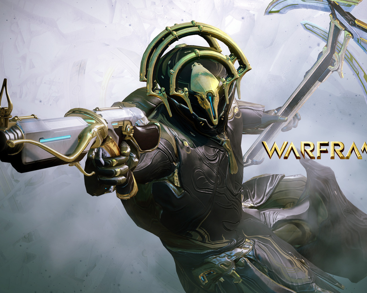 Warframe: киборг с оружием