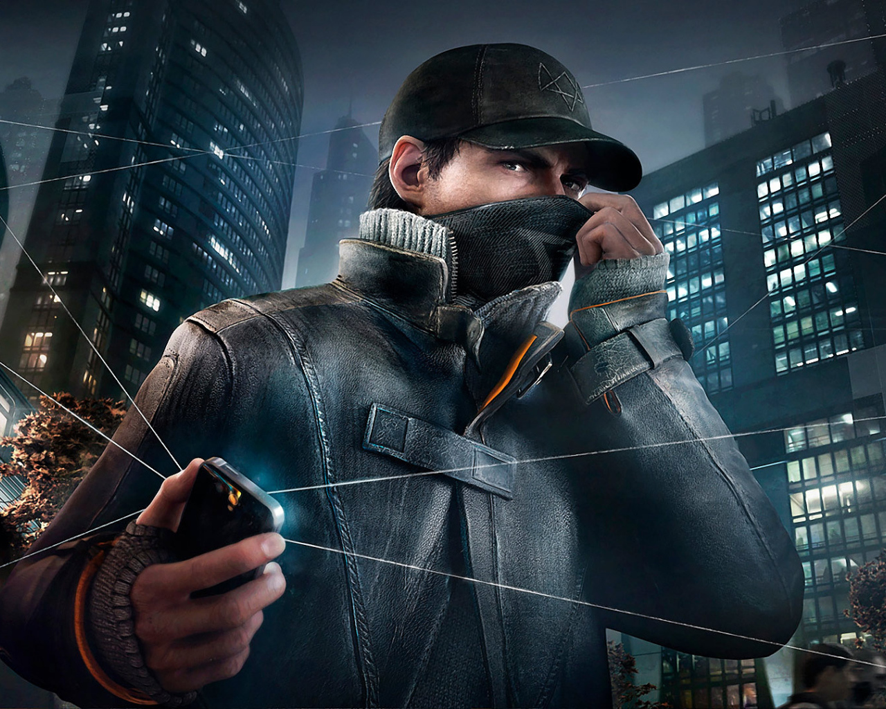 Watch Dogs: hero hiding his face