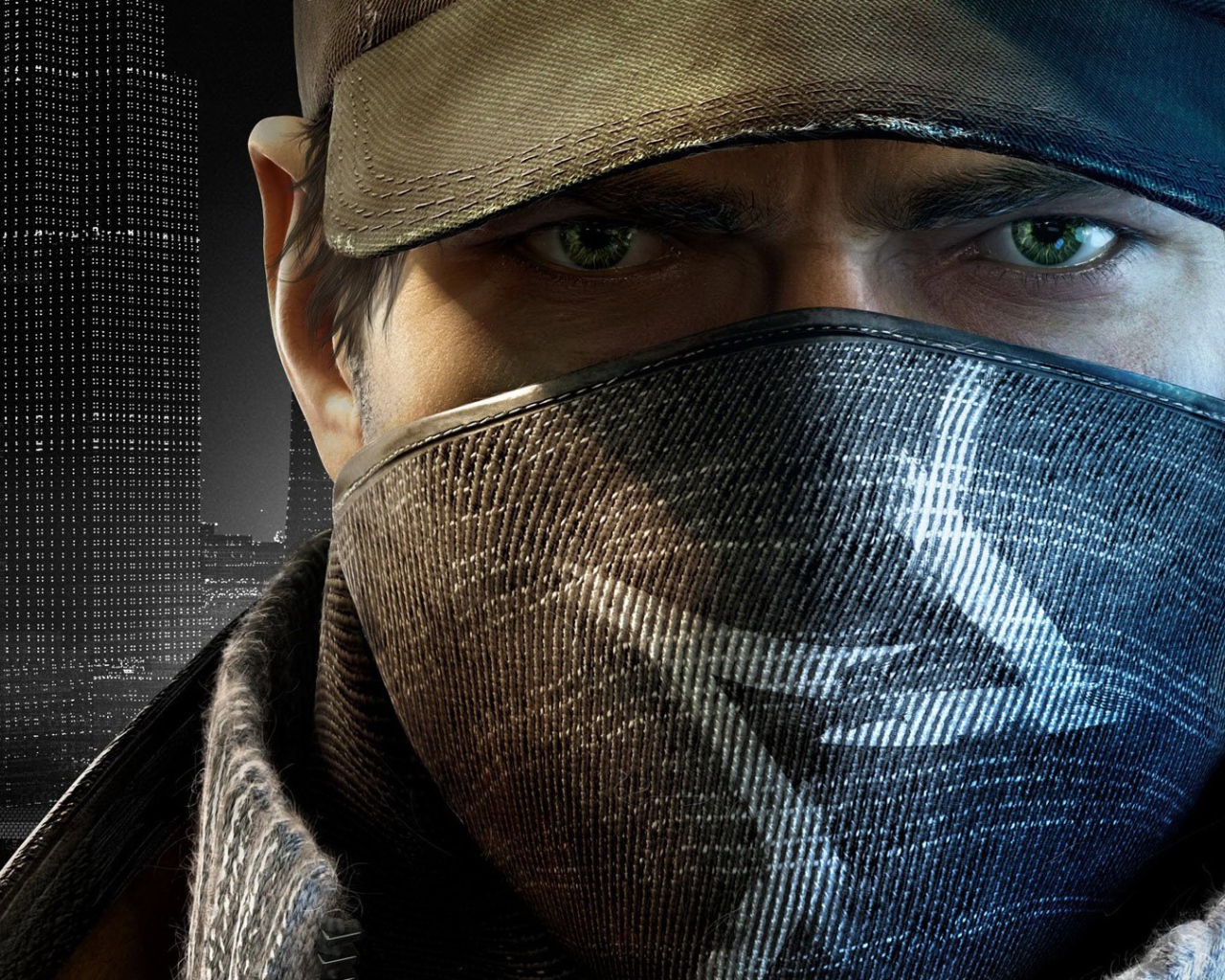 Watch Dogs: the face of the hero close up