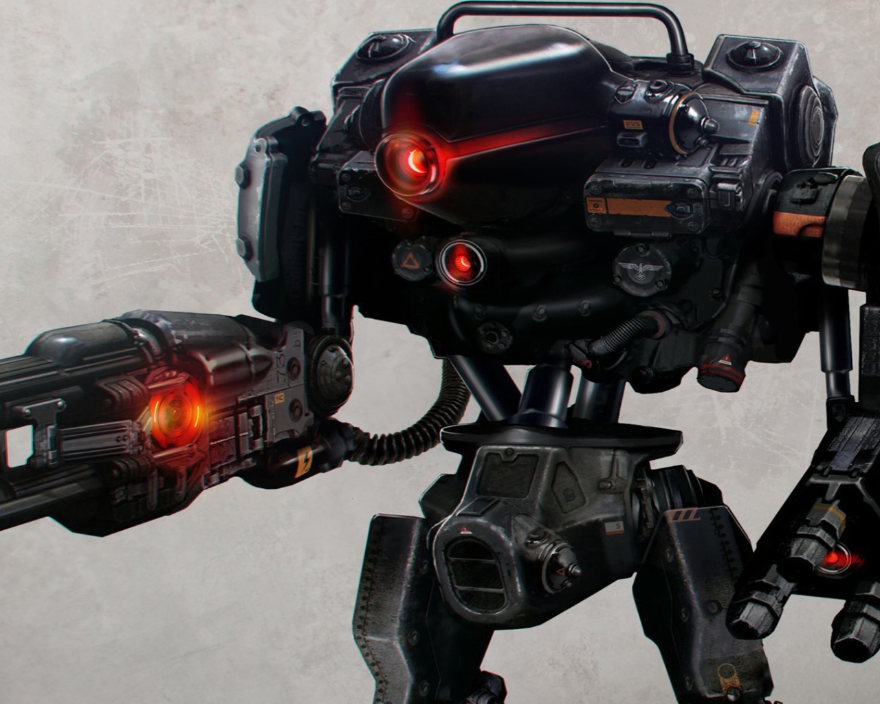 Wolfenstein New Order: мощный робот