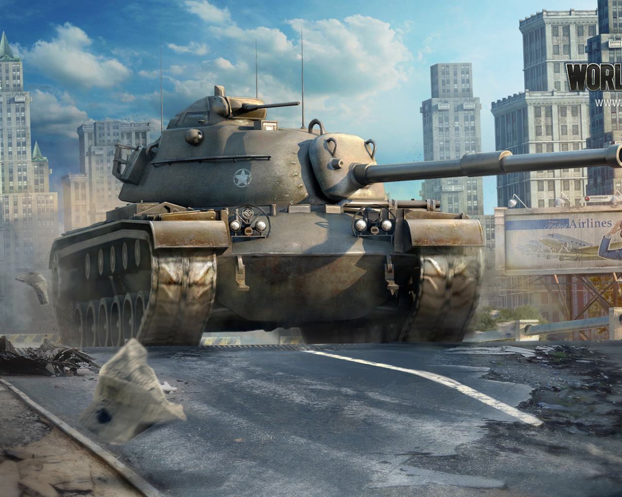 World of Tanks: американский танк M48A1