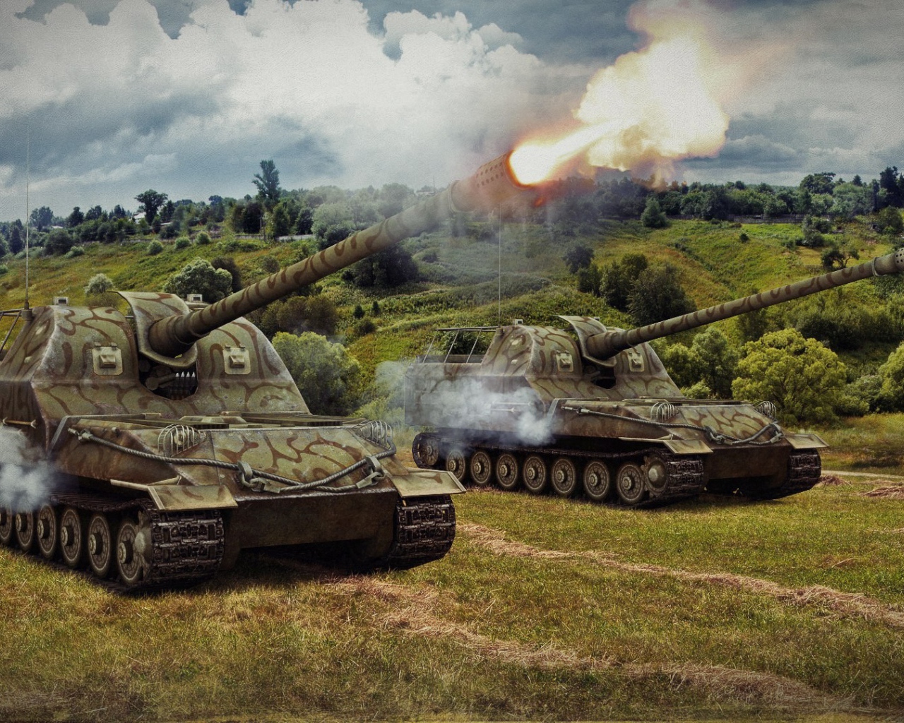 World of Tanks: артиллерия