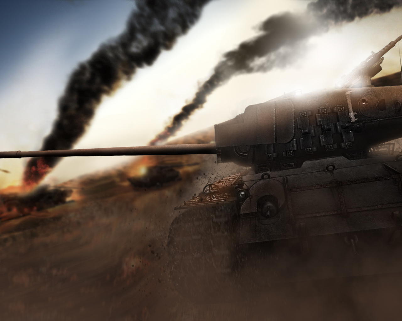 World of Tanks: танк на поле боя