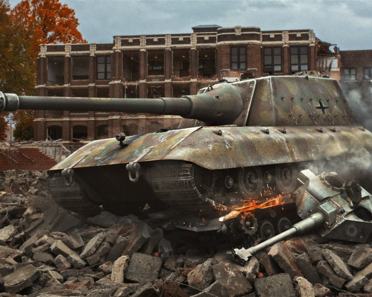 World of Tanks: немецкий танк доминирует