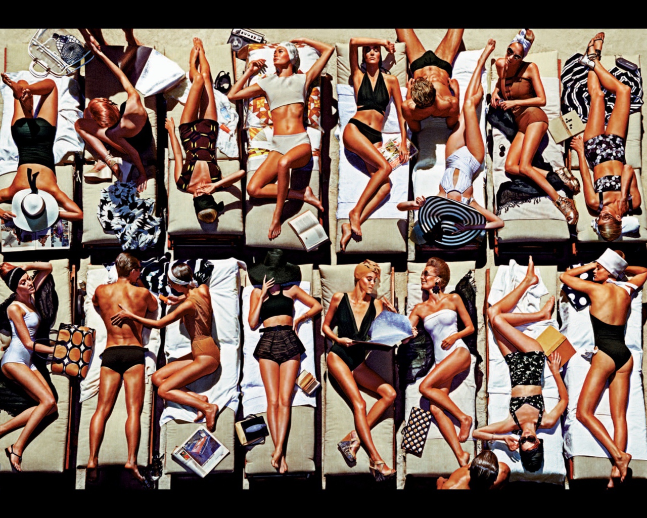 Фотография людей на пляже