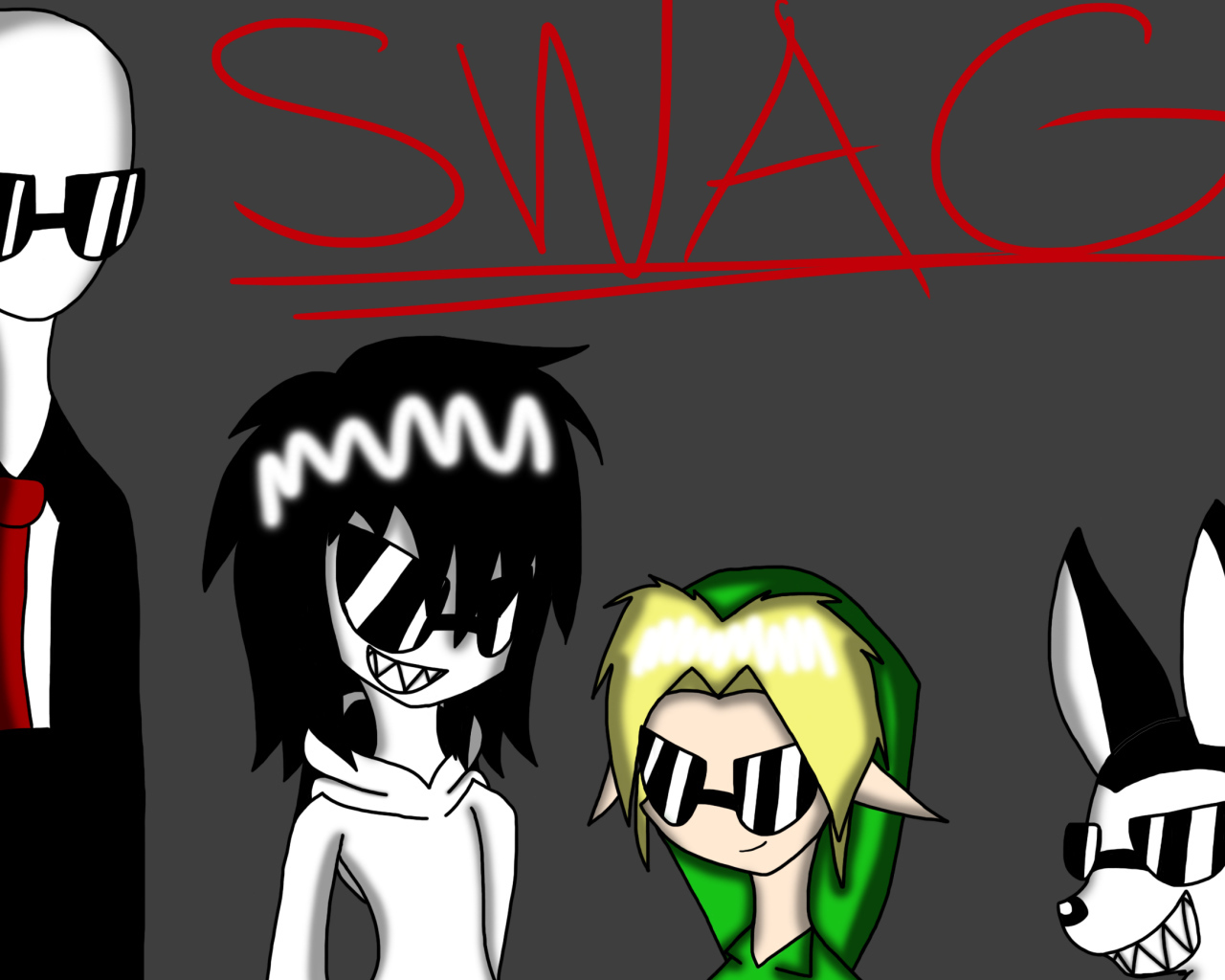 Рисунок с надписью swag