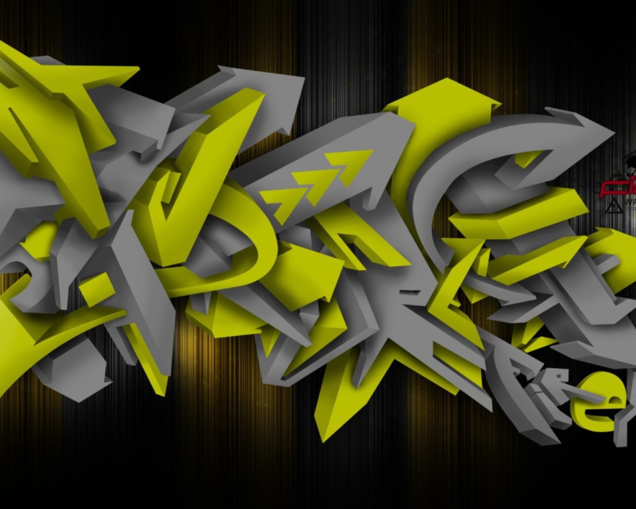 3Д граффити 