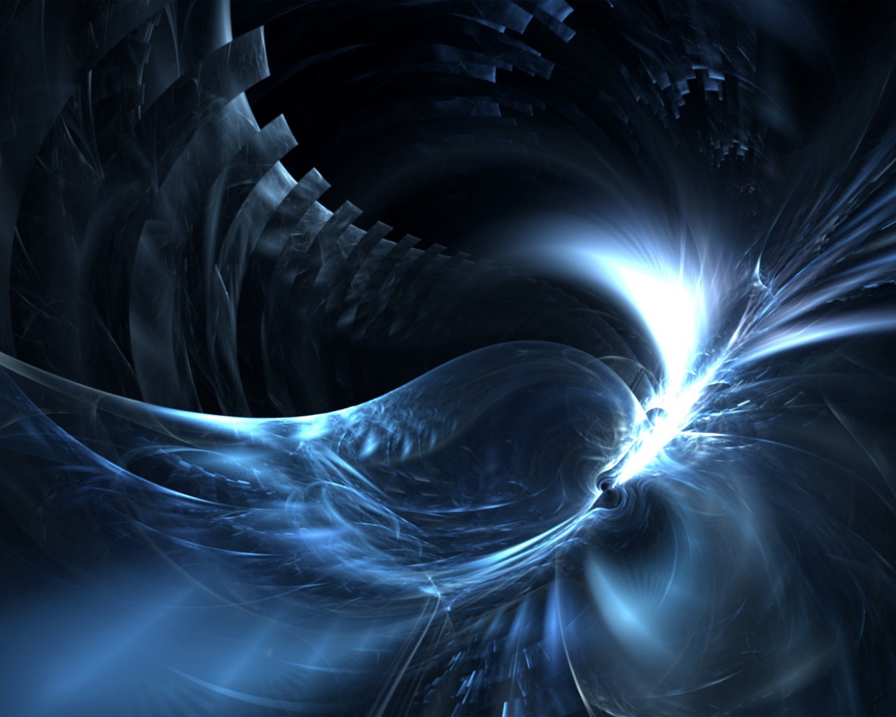 Абстрактный голубой