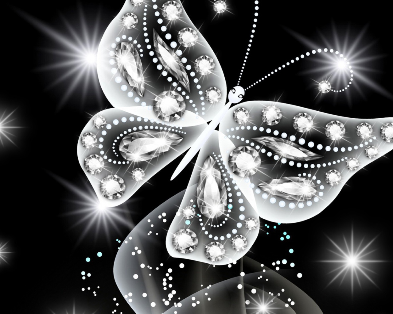 Черная бабочка