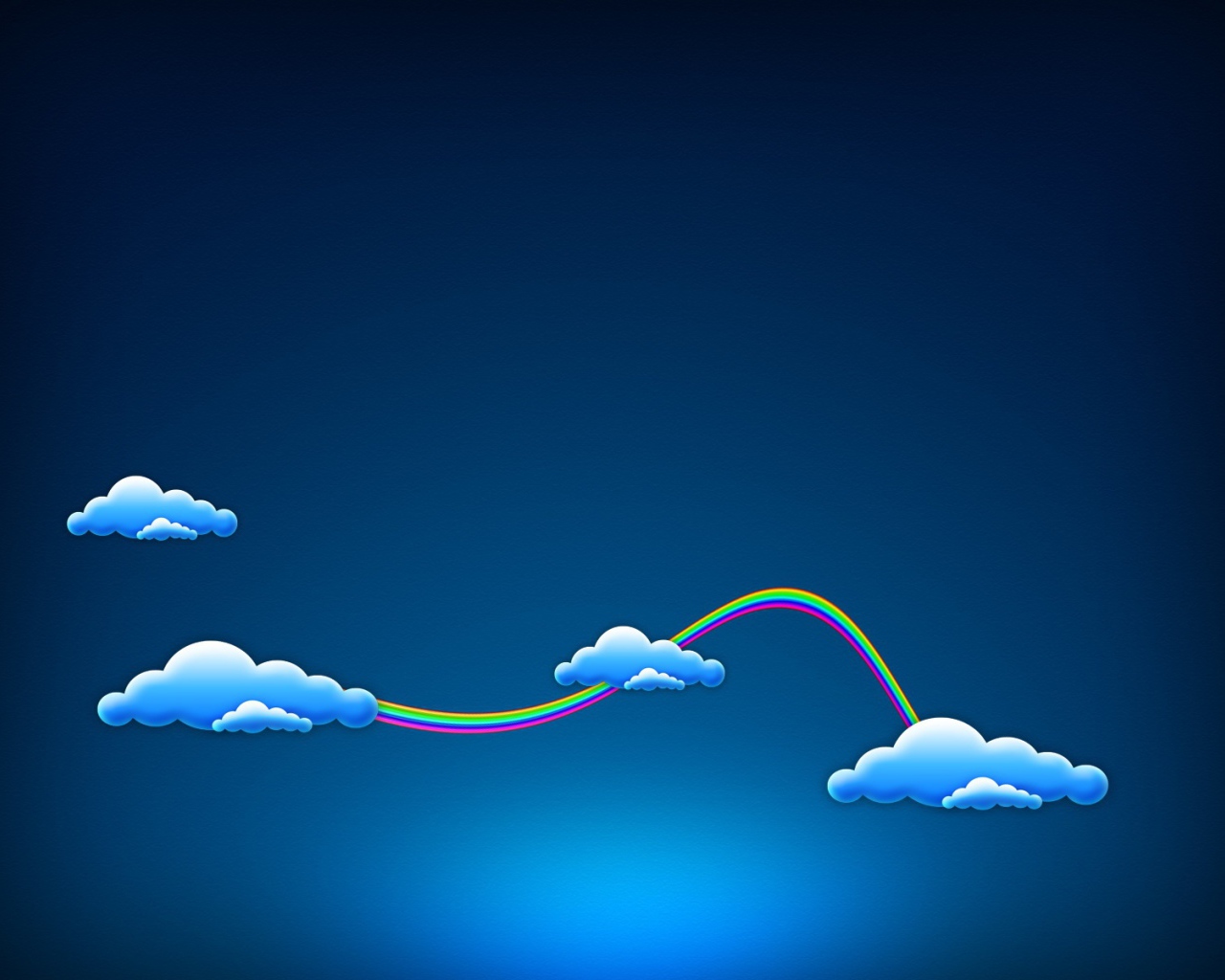 Облака в голубом небе