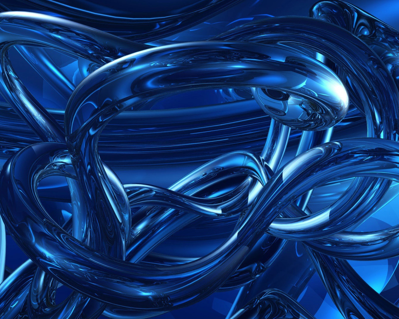 Синяя абстракция