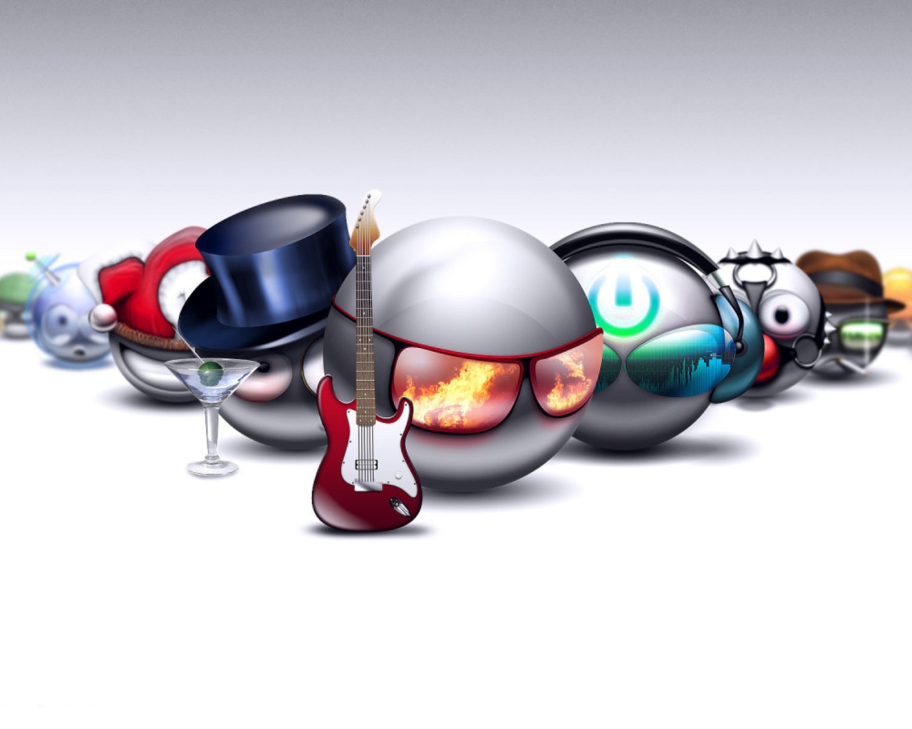 Смайлы-рокеры