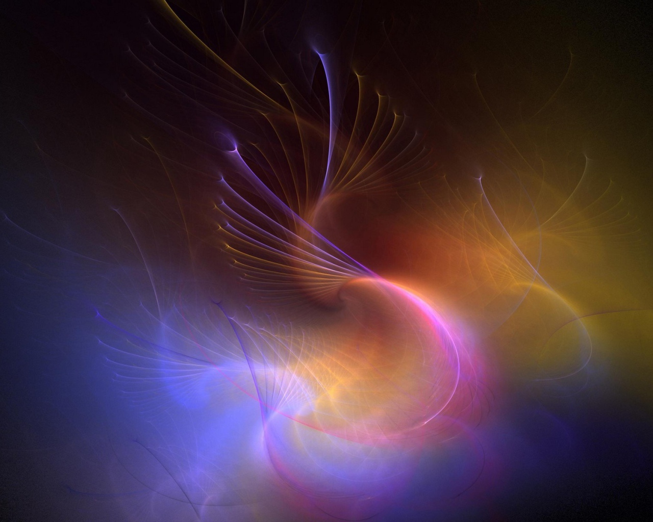 Swirl abstract hd wide