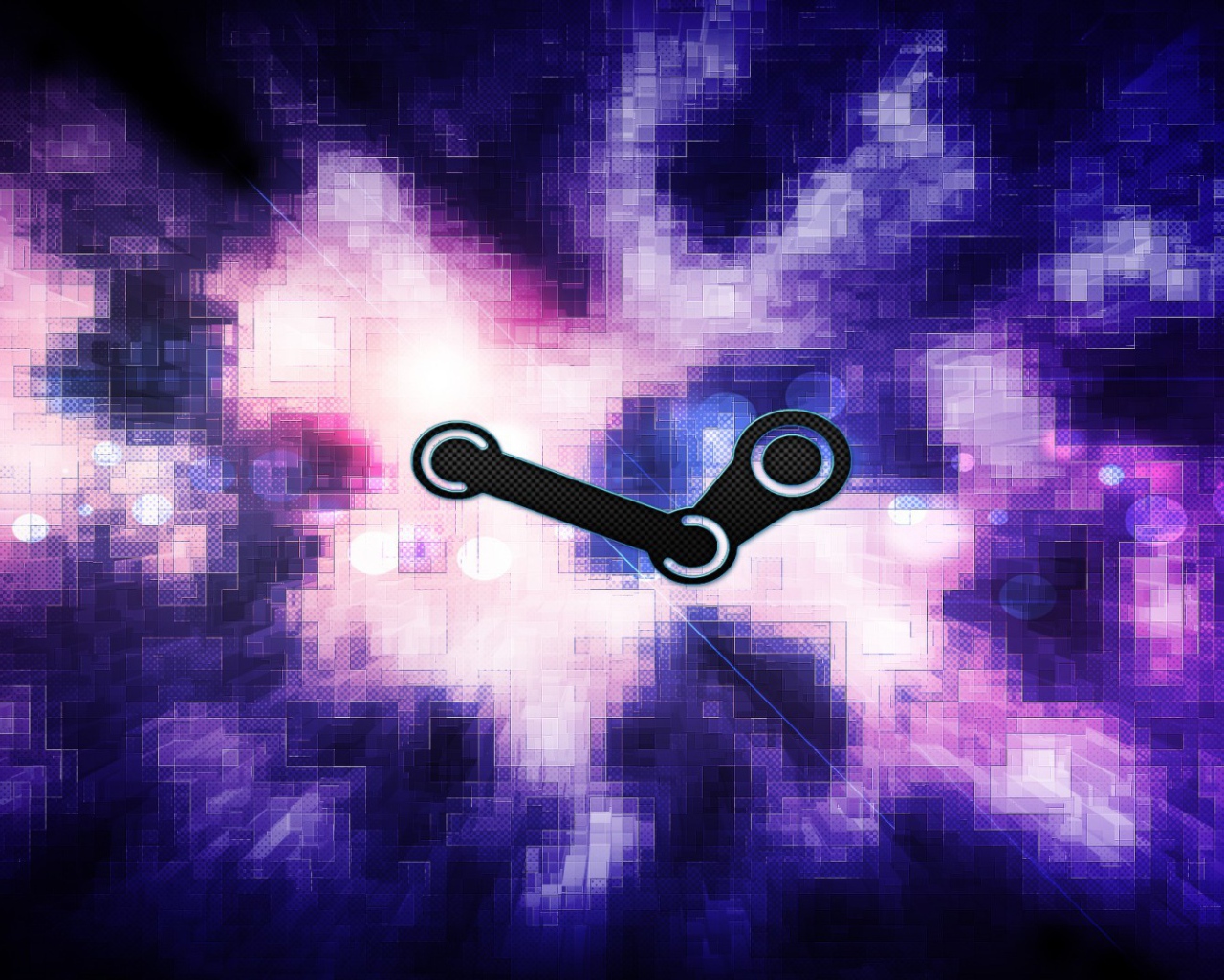 Символ на фоне квадратов