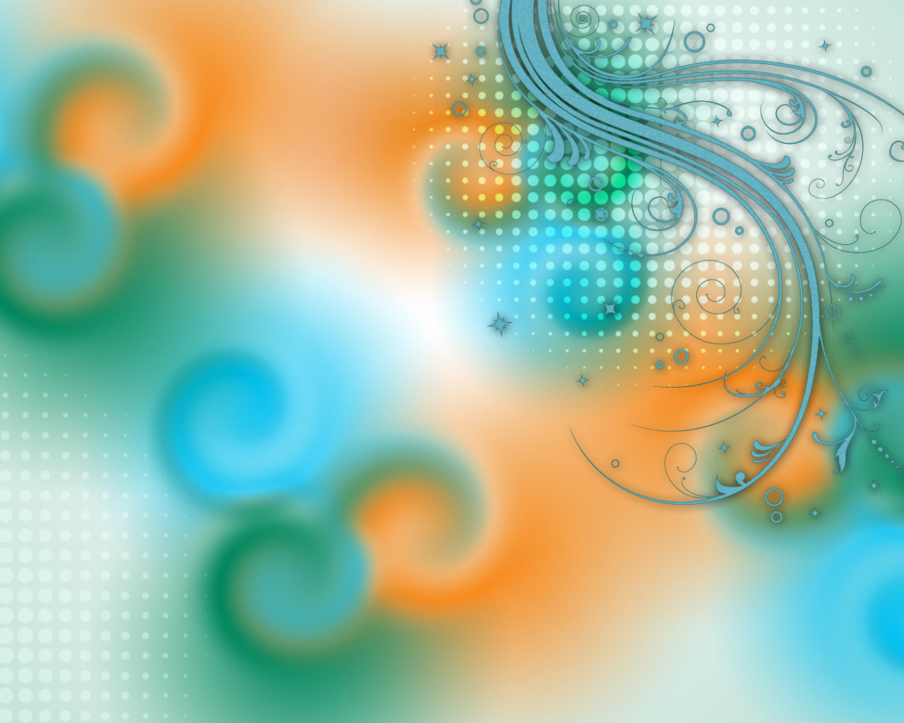 Бирюзовый орнамент