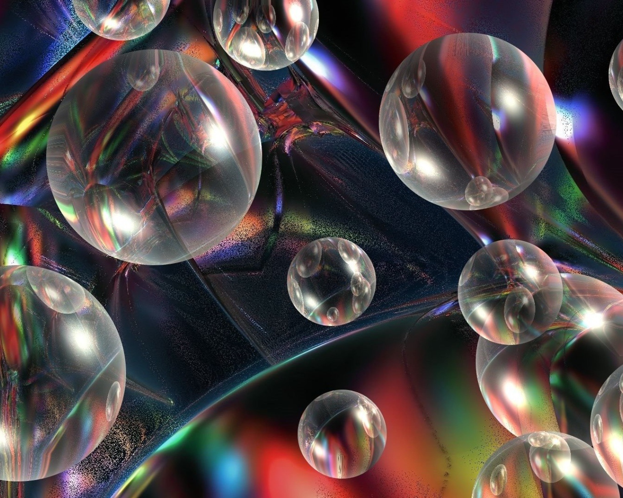 Объемный рисунок из стеклянных шариков