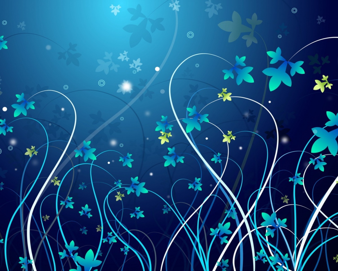 Зимние цветы 