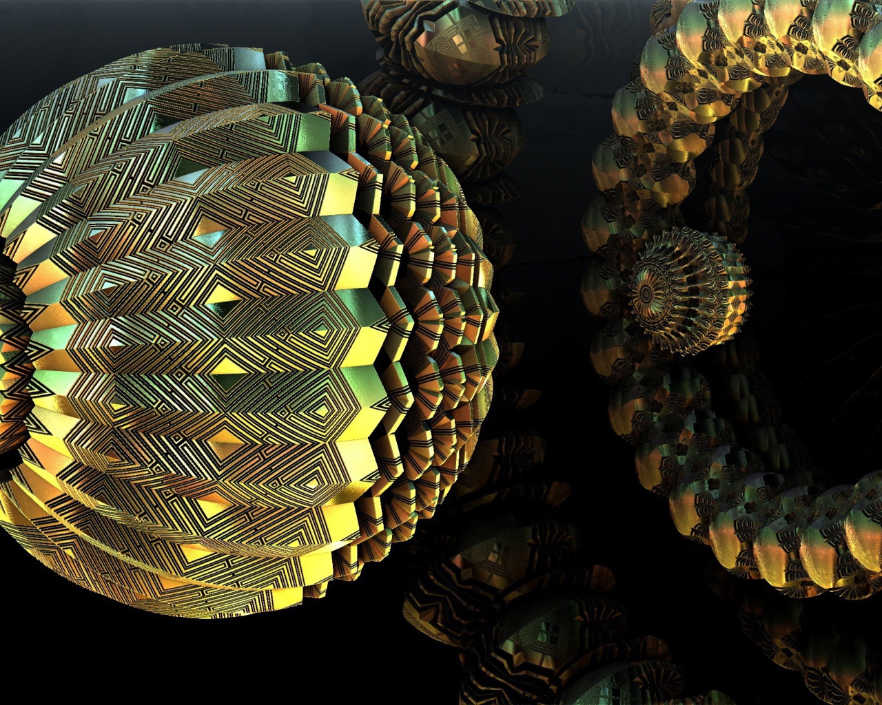 Абстрактный объемный шар