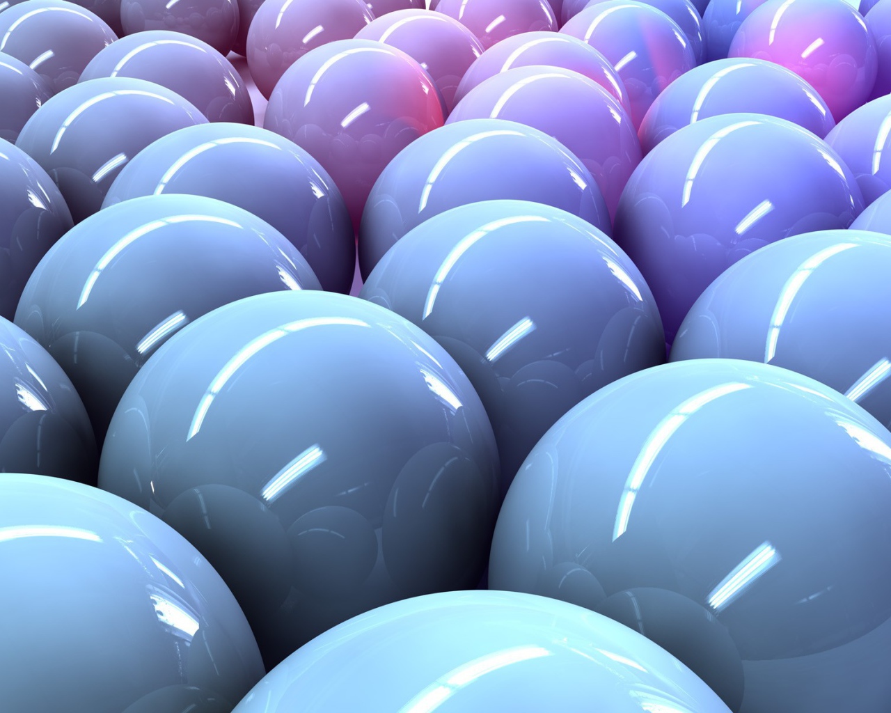 Блестящие шары