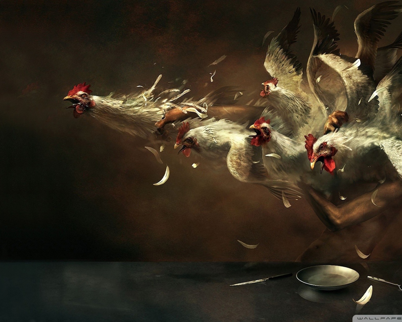 Летящие курицы