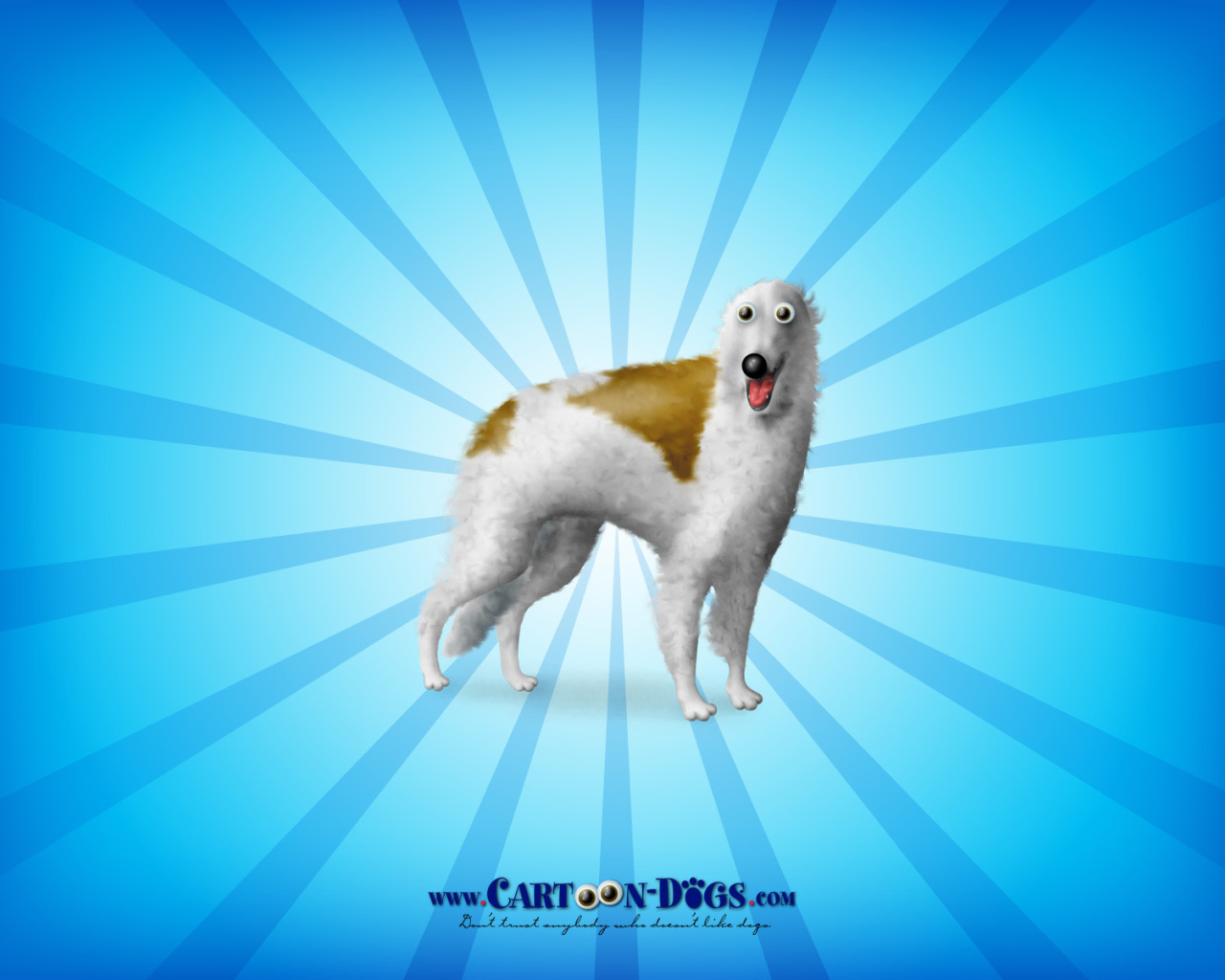 Борзая собака из мультфильма