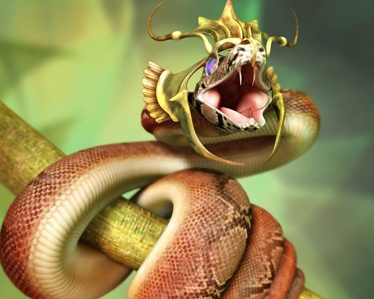 Змея в золотой короне