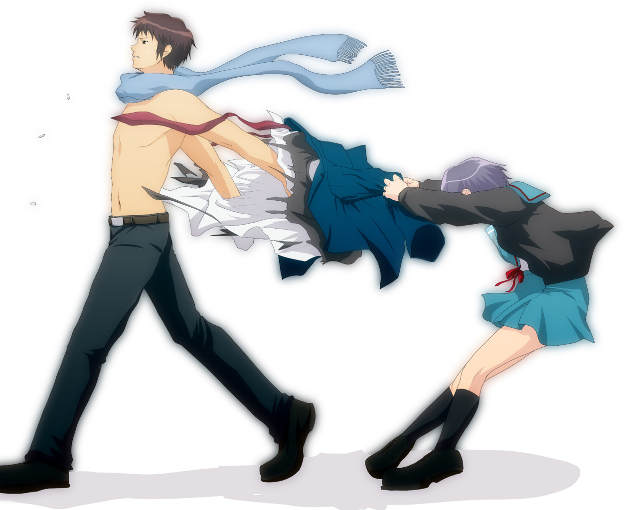 Парень уходит от девушки