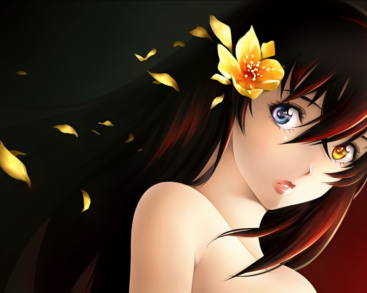 Обои с девушкой Аниме