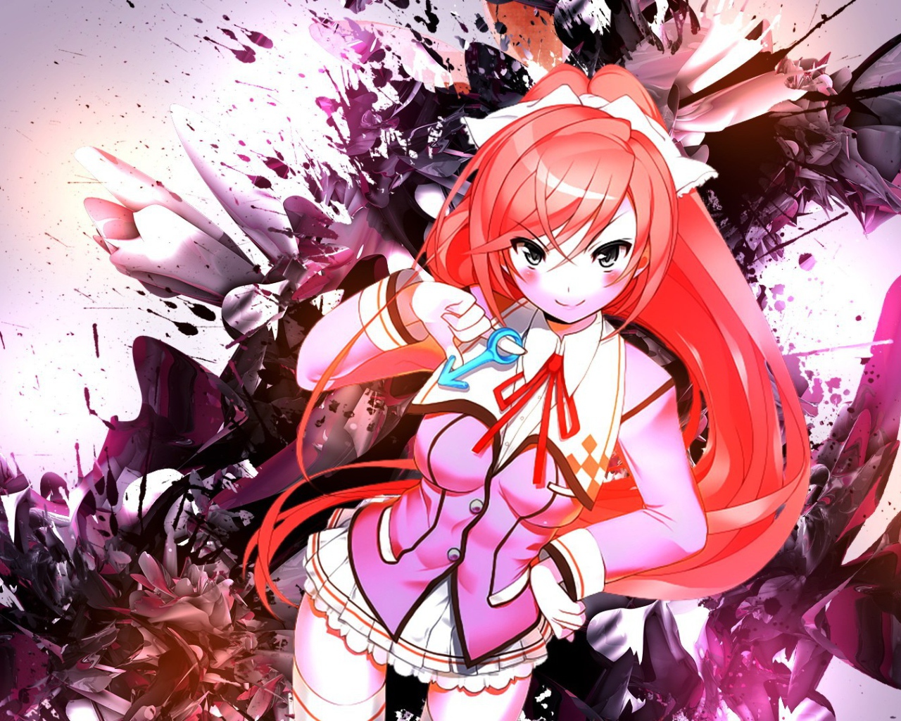 Аниме девочка с ключиком