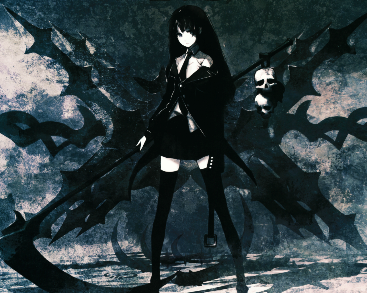 Черный демон аниме