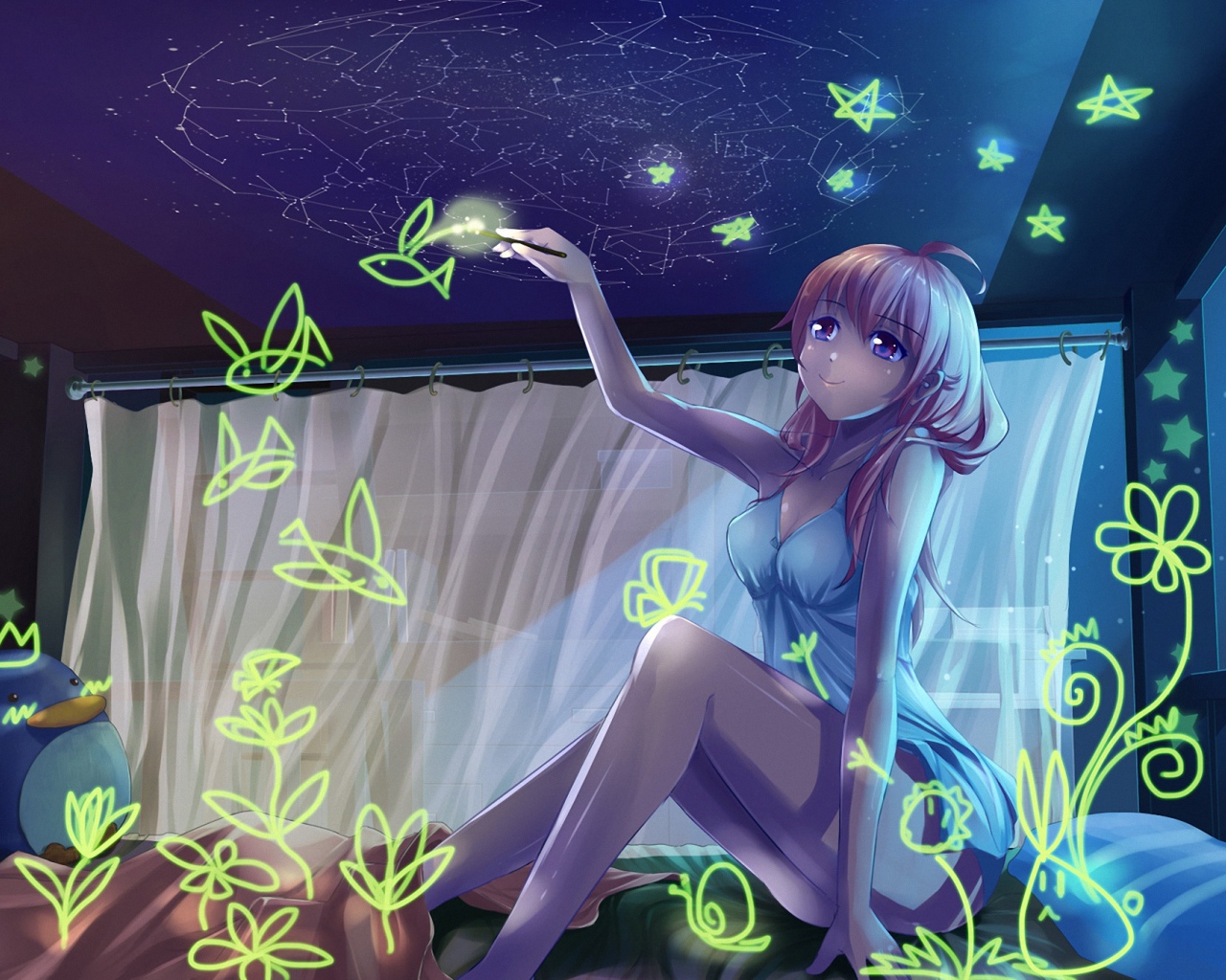 Мечтающая девочка