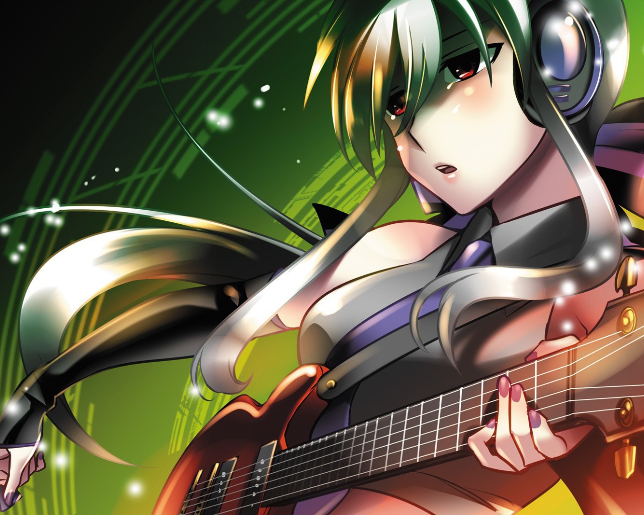 Девушка гитарист