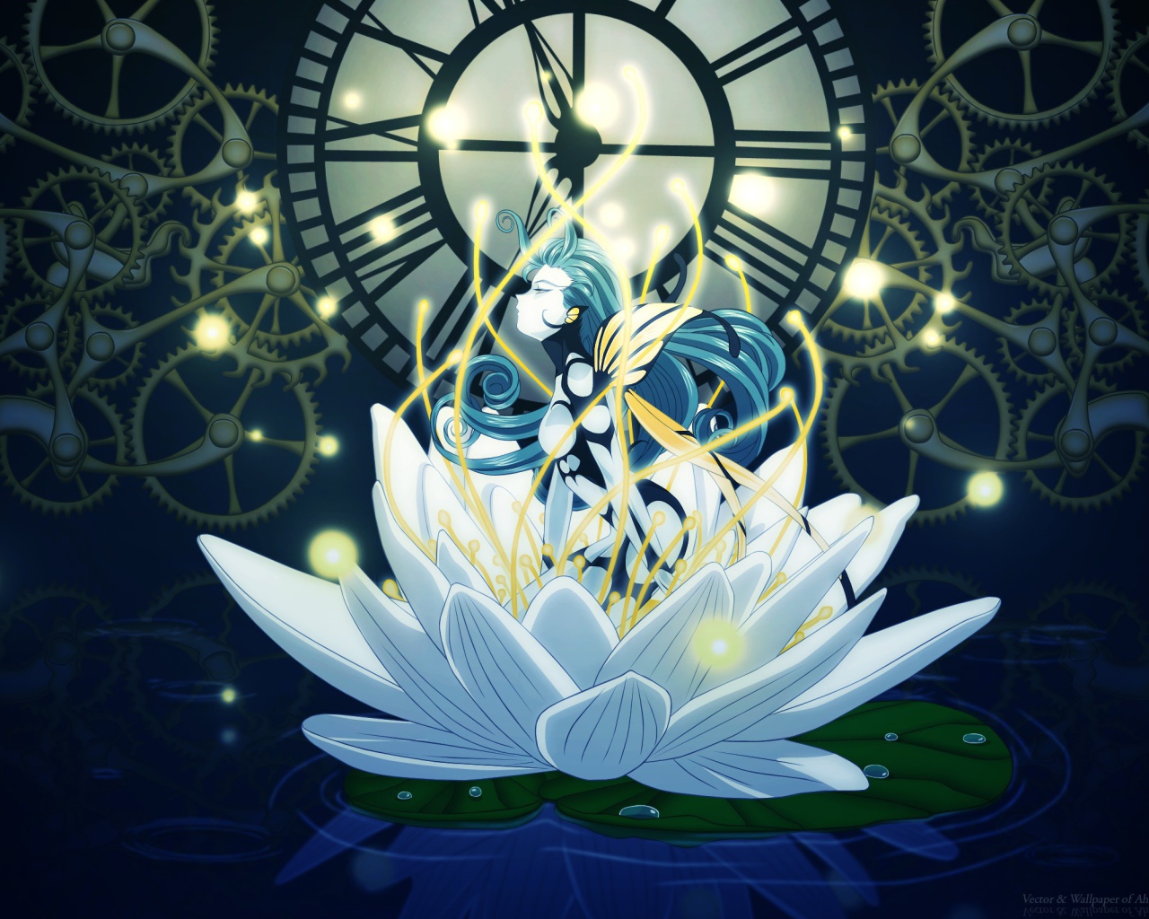 Девочка в лилии