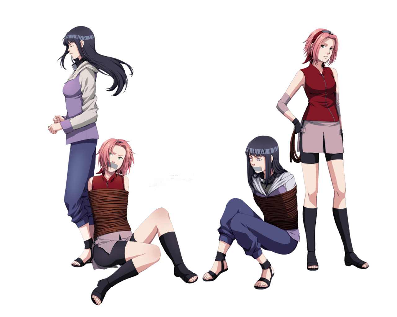 Девушки ниндзя