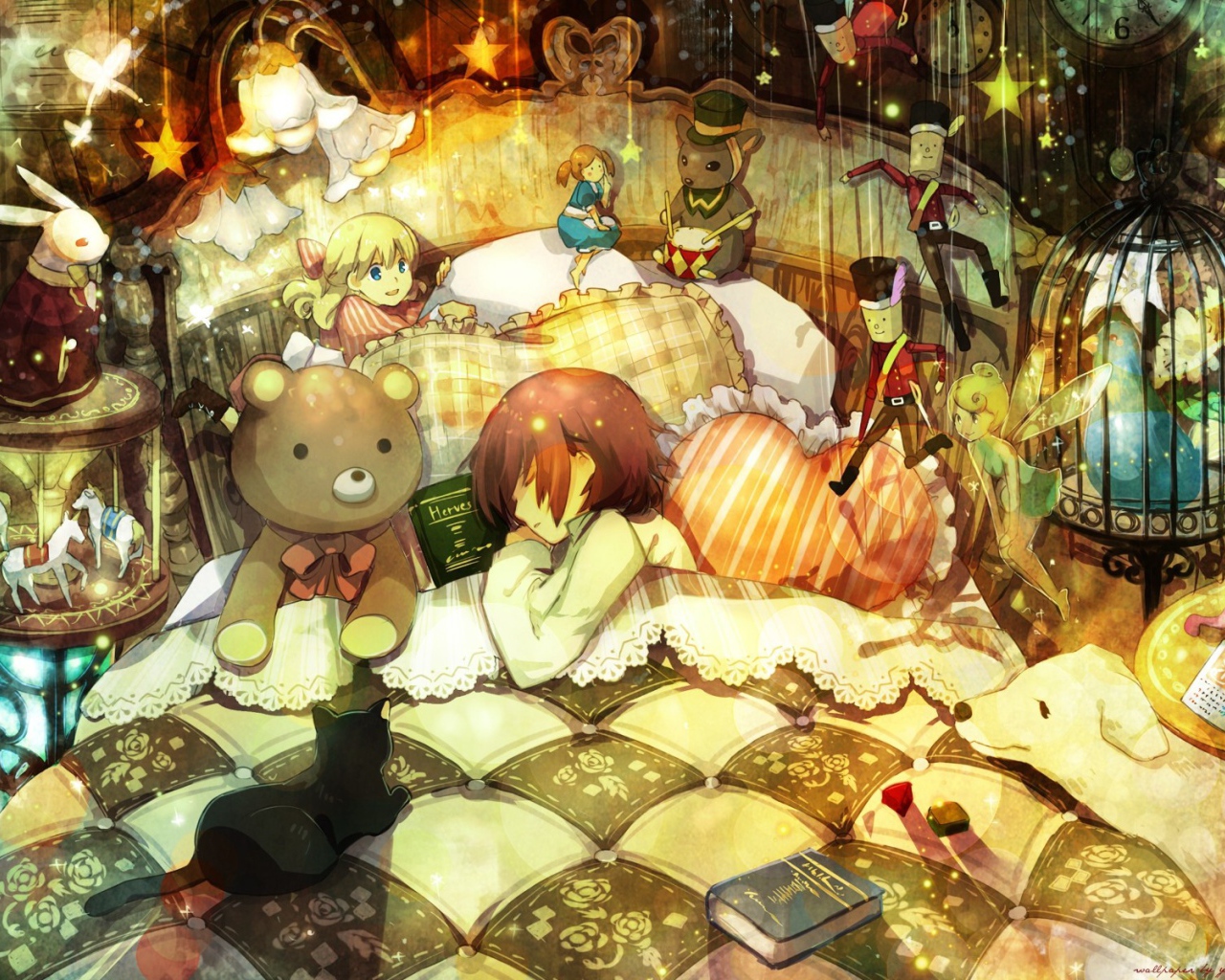 Девочка спит