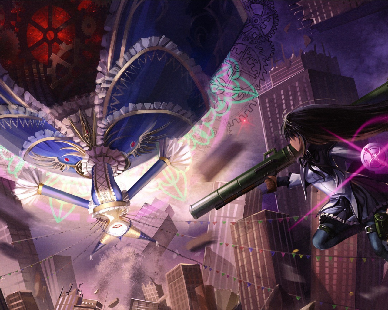 Девушка с гранатометом