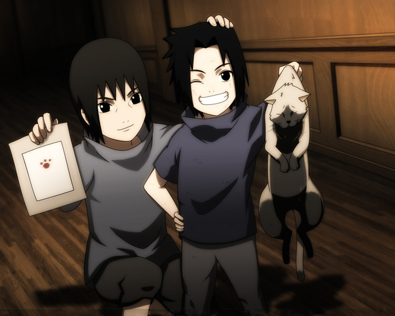 Девочки с котом