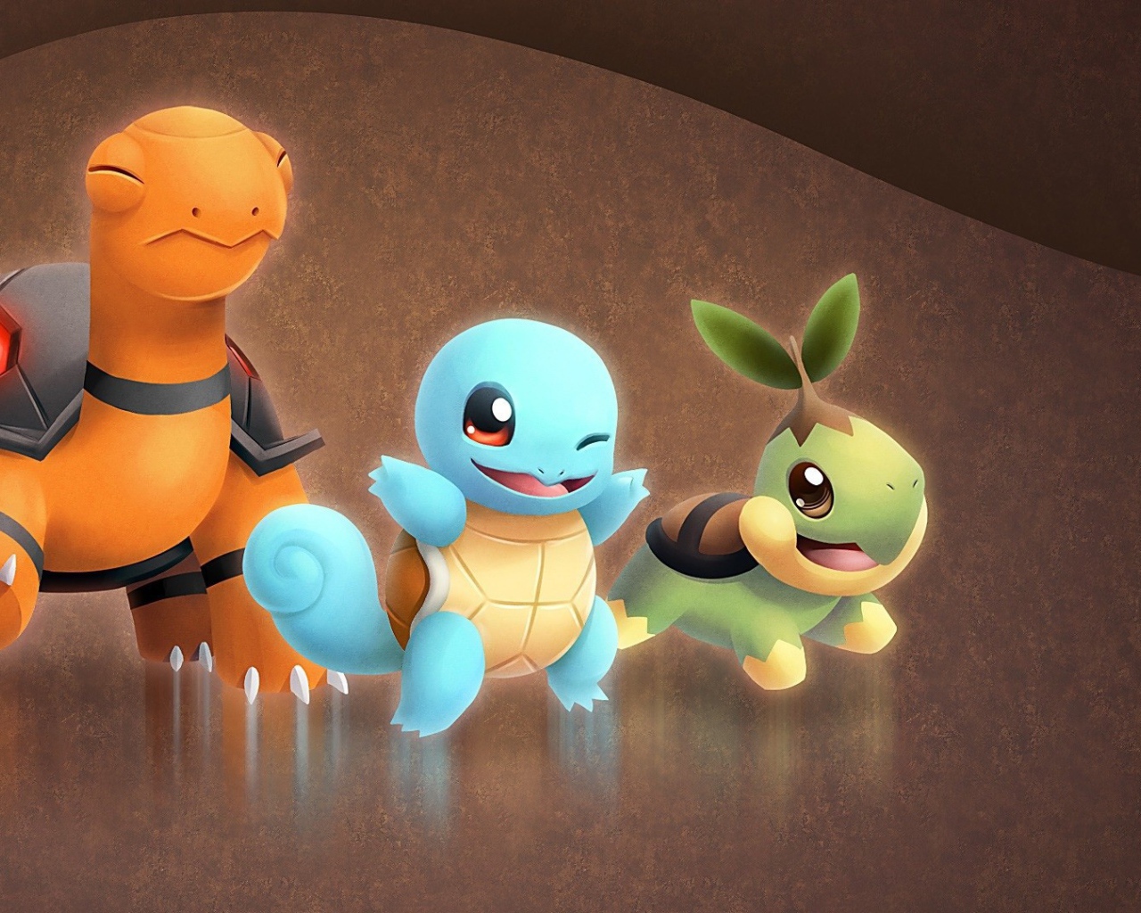 Покемон и черепаха