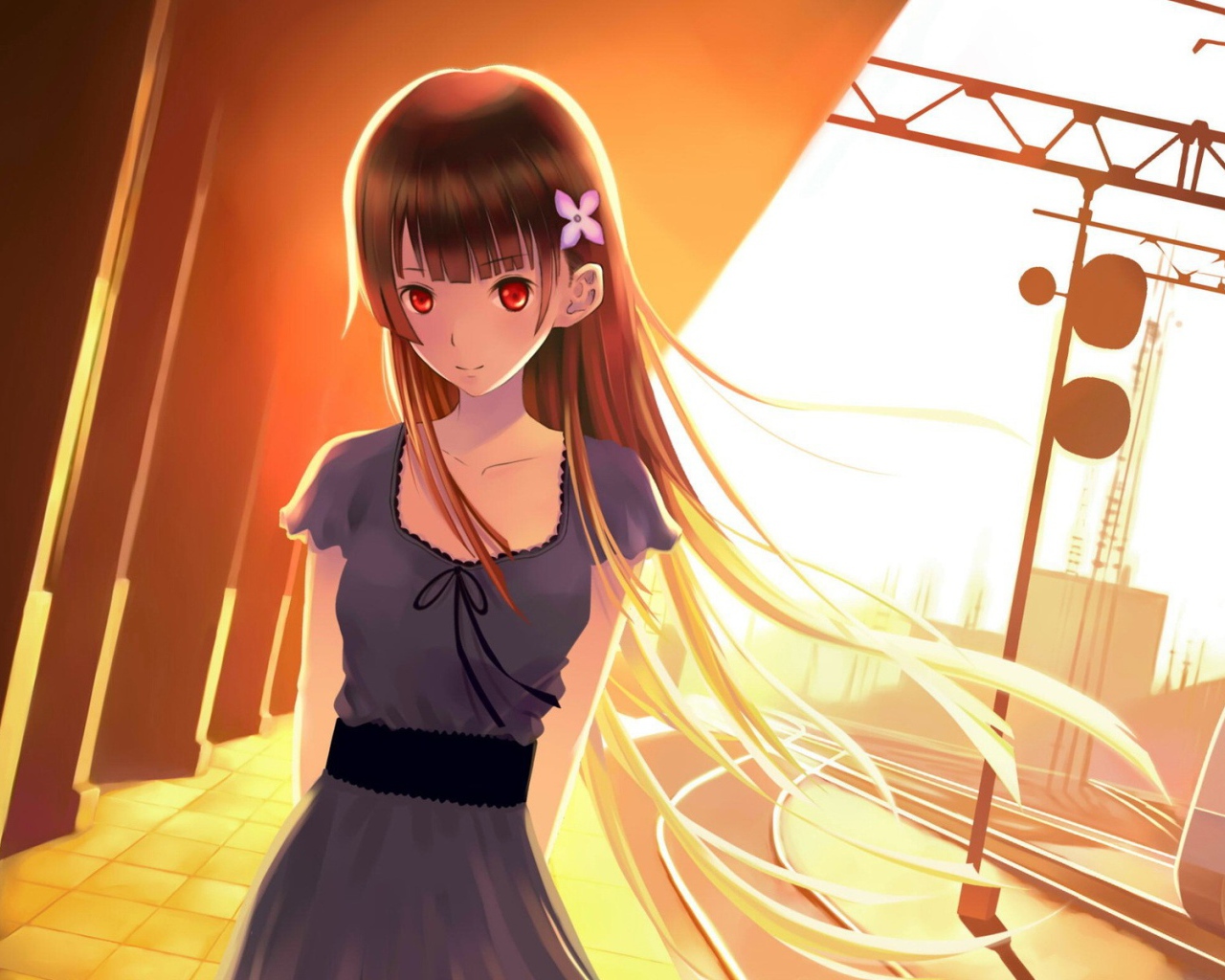 Девочка на вокзале