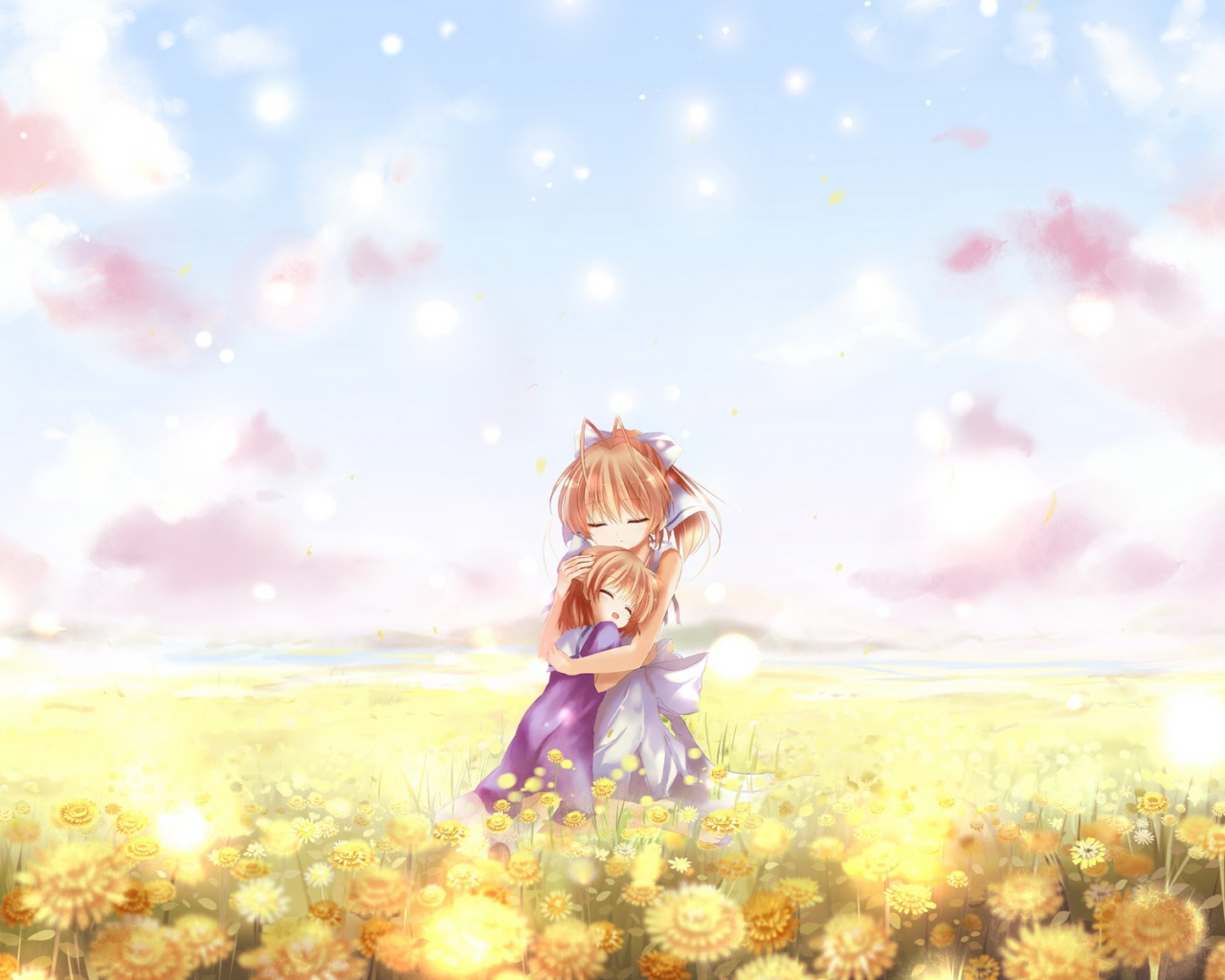 Девочки в поле