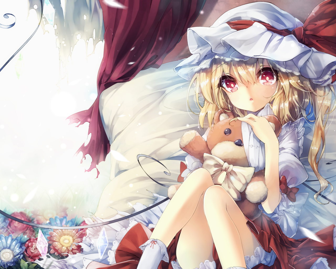 Девочка с медвежонком