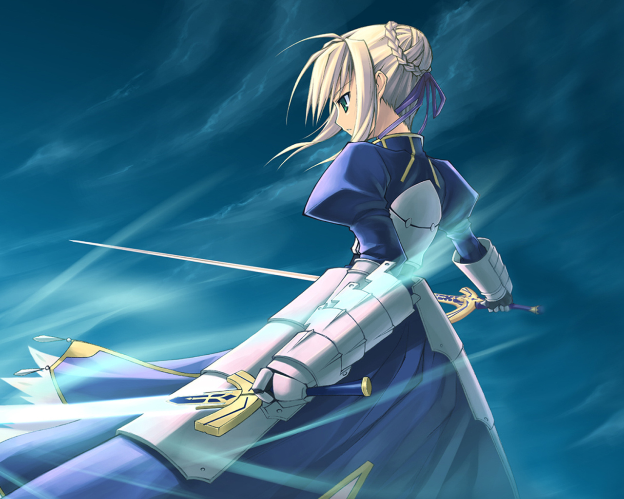 Девушка с двумя мечами