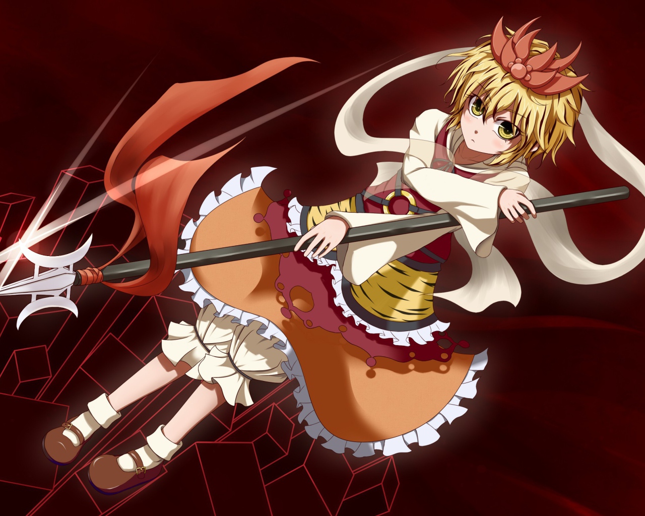 Девочка с копьем